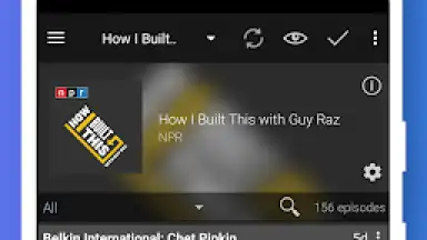 Screenshot von Podcast Addict 6