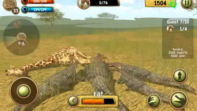 Screenshot von Wild Crocodile Simulator 3D 2