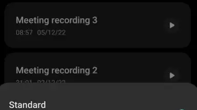Screenshot von ColorOS Recorder 9