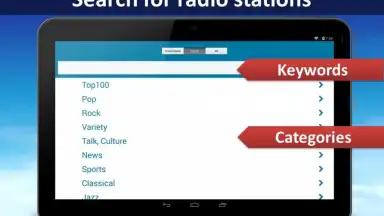 Screenshot von radio.FM 4