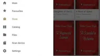 Screenshot von eReader Prestigio Book reader 6