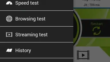 Screenshot von nPerf Speed Test 2