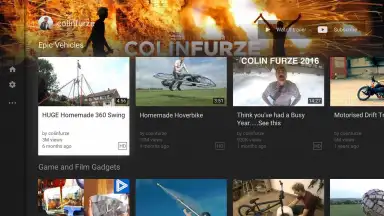 Screenshot von YouTube for Android TV 4