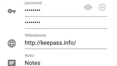 Screenshot von Keepass2Android 1