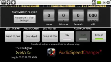 Screenshot von Audio Speed Changer 2
