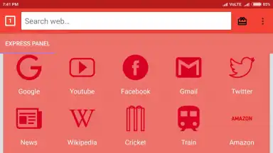 Screenshot von Angel browser 1