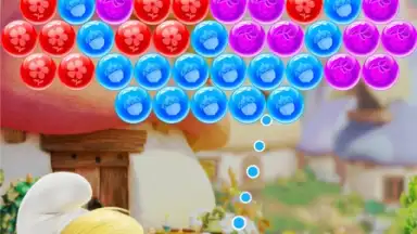 Screenshot von Smurfs Bubble Story 2