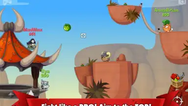 Screenshot von Wormix 4