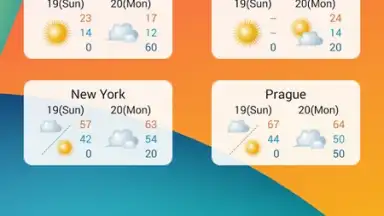 Screenshot von World Weather Widget 4