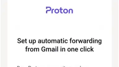 Screenshot von Proton Mail 9