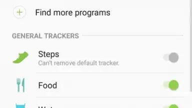 Screenshot von Samsung Health (Android Wear) 8
