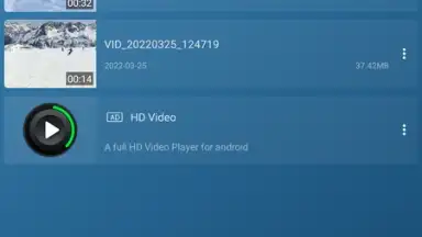 Screenshot von Video Player 10