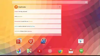 Screenshot von Hashnote 2