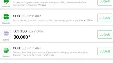 Screenshot von TuLotero 9