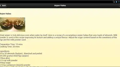 Screenshot von Mughlairecipes 1