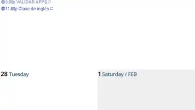 Screenshot von aCalendar 7