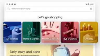 Screenshot von Google Shopping 2