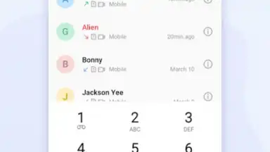 Screenshot von SmartCaller 5