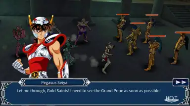 Screenshot von SAINT SEIYA COSMO FANTASY 8