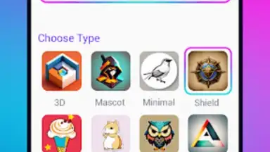 Screenshot von AI Logo maker, Logo generator 4