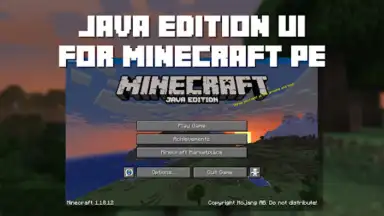 Screenshot von Java Edition UI for Minecraft 5