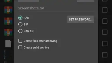 Screenshot von RAR 10