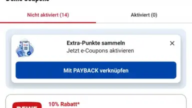 Screenshot von REWE 2