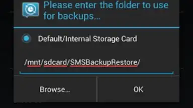 Screenshot von SMS Backup and Restore 1