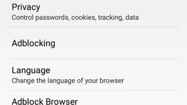 Screenshot von Adblock Browser 4