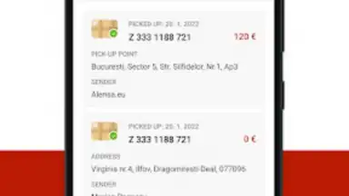 Screenshot von Zásilkovna 1