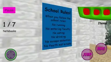 Screenshot von baldis basics in educatioin and learning 7