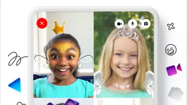 Screenshot von Facebook Messenger Kids 4