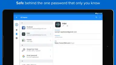 Screenshot von 1Password 3