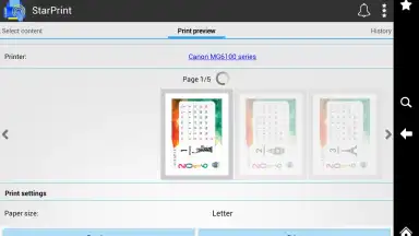 Screenshot von StarPrint 20
