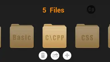 Screenshot von CodePad lite 5