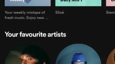Screenshot von Spotify 3