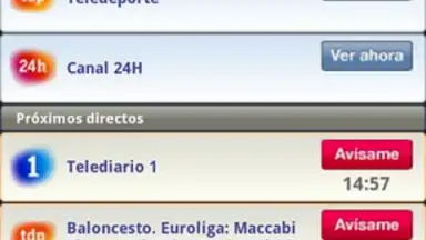 Screenshot von RTVE Noticias y Directos 2