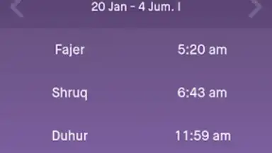 Screenshot von Q8PrayApp 5