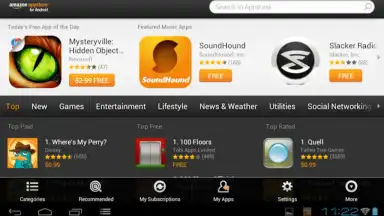 Screenshot von Amazon AppStore 4