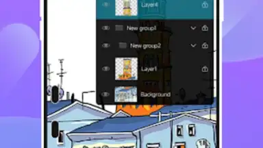 Screenshot von HiPaint 7
