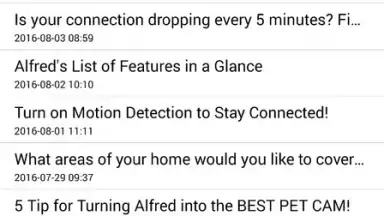 Screenshot von AlfredCamera Home Security 3