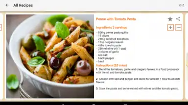 Screenshot von Pasta Rezepte 7