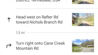 Screenshot von Google Maps 5