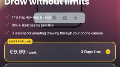 Screenshot von AR Drawing 11