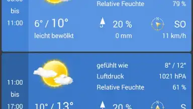 Screenshot von weather24 13