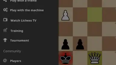 Screenshot von lichess 5