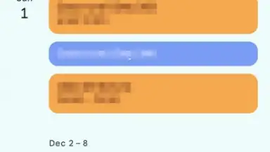 Screenshot von Google Calendar 7