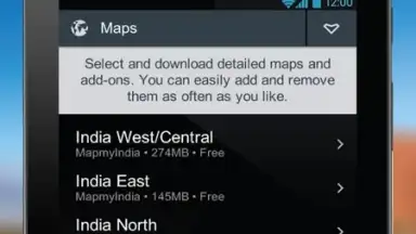 Screenshot von NaviMaps 14
