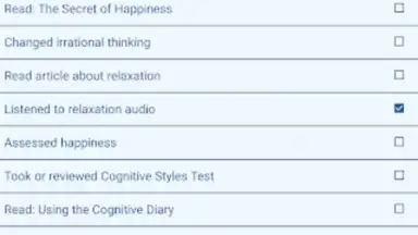 Screenshot von Cognitive Diary CBT Self-Help 1