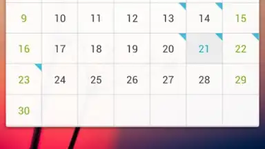 Screenshot von GO Calendar Widget 9